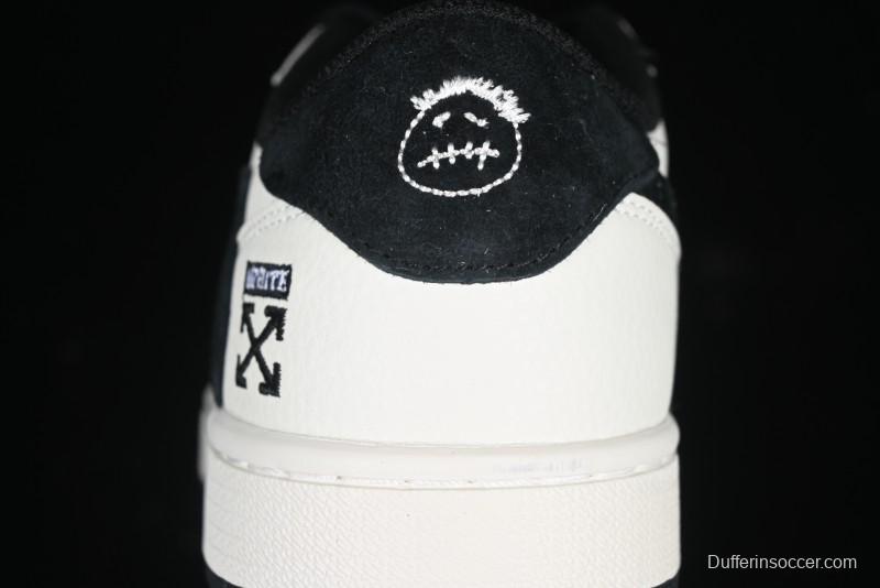 Nike Travis Scott x Fragment Design x Air Jordan 1 Low OG SP AJ1 Off-White Collaboration Casual Sneakers - DM7866-065