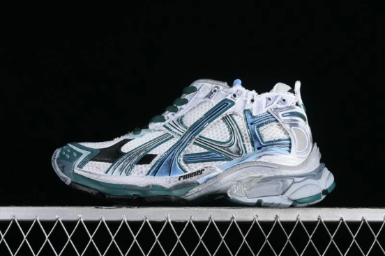 Balenciaga Runner Kith Four Color Retro Casual Shoes - W3RMU9034