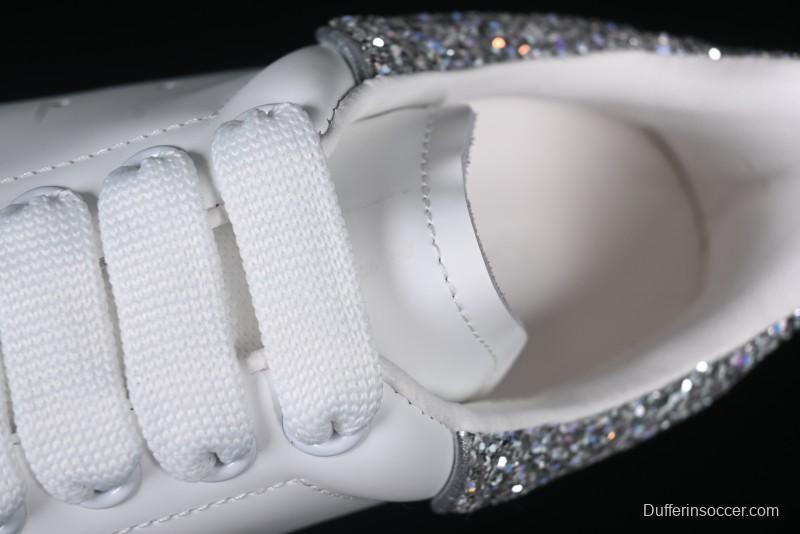 Alexander McQueen Oversized Sneakers with White Crystals - D.E5