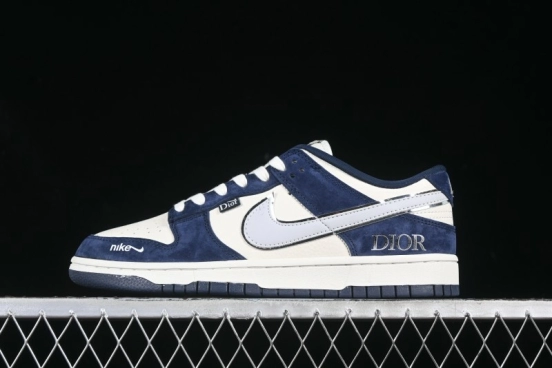Nike SB Dunk Low Dior Collection Anniversary Custom Low-Top Casual Skate Shoes - KK1333-033