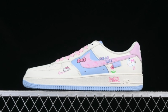 Nike Air Force 1 '07 Low Hello Kitty Comic Series Custom Low-Top Sneakers - DB3301-222