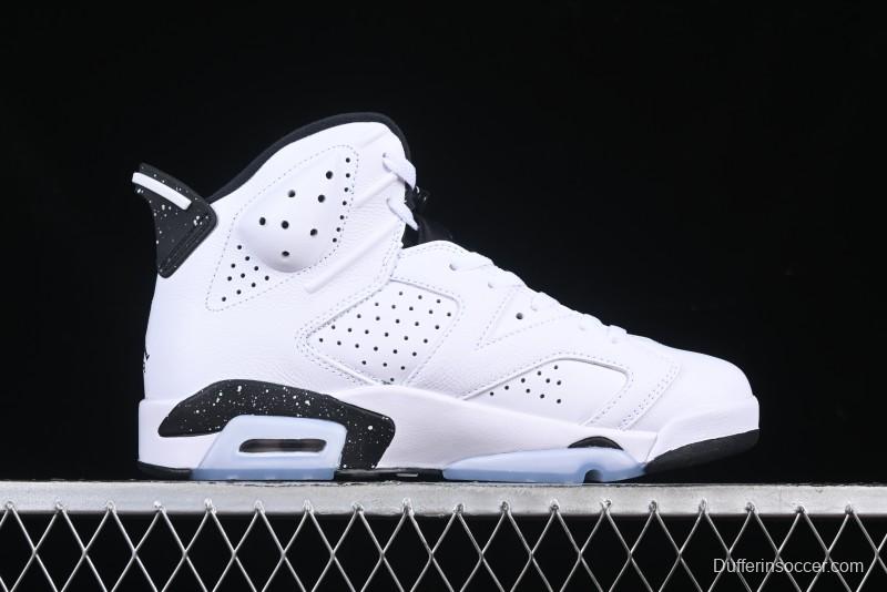 Nike Air Jordan 6 Retro White And Black Basketball Shoes - CT8529-112