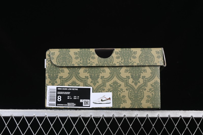 Nike SB Dunk Low Gucci Collaboration Anniversary High-End Custom Low-Top Casual Sneakers - DM6868-026