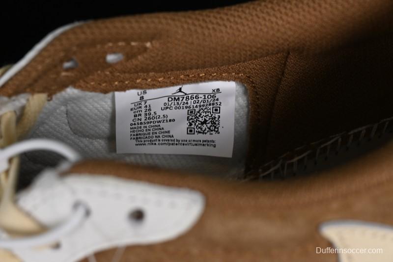 Nike Travis Scott x Air Jordan 1 Low OG AJ1 Reverse Swoosh Sneakers - DM7866-106