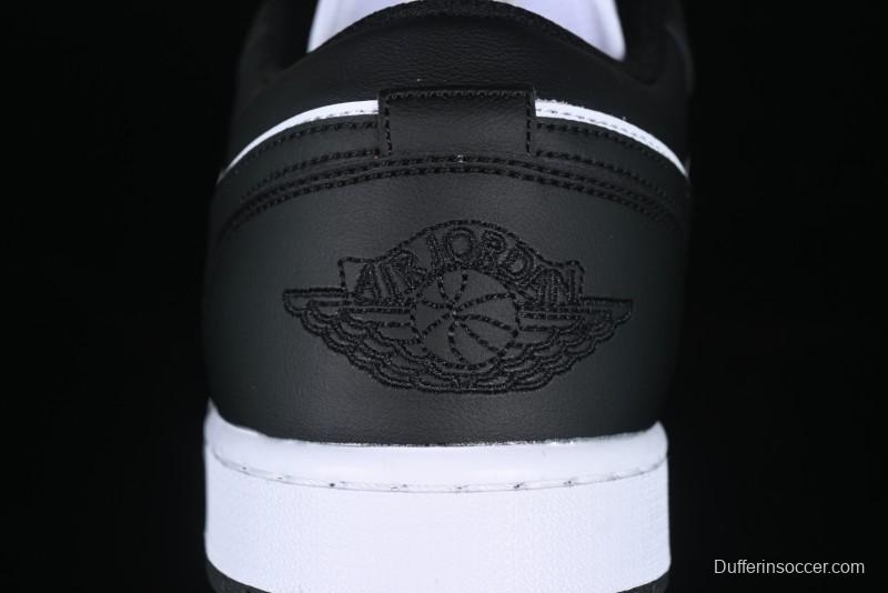 Nike Air Jordan 1 Low AJ1 Black White Panda Low Top Lifestyle Basketball Shoes - 553558-131