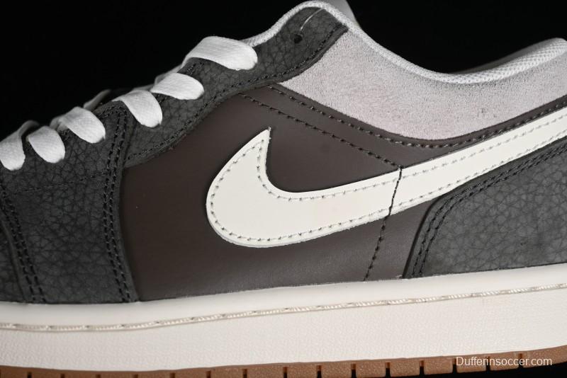 Nike Air Jordan 1 Low "Snkrs Day" Casual Sneakers with Grey Toe Design - FD0399-004