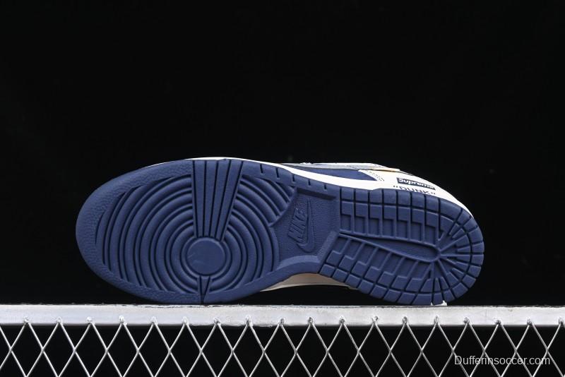 Nike SB Dunk Low Stussy Anniversary Edition Customized Low-Top Casual Sneakers - DM6868-035