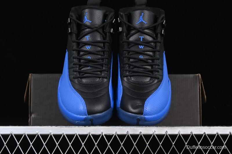 Nike Air Jordan 12 Retro Basketball Shoes with Game Royal Colorway - 130690-014