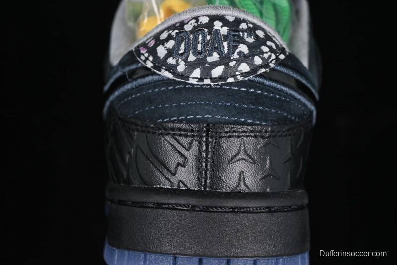 Nike Division Street Dunk Low "Oregon Black" Hidden Colorway Low-Top Casual Sneakers - HV1470-001