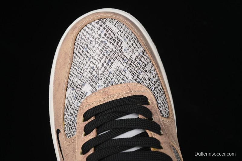 Nike Air Force 1'07 Low The North Face Collaboration - Mesh Brown Low-Top Casual Sneakers - KK1988-031