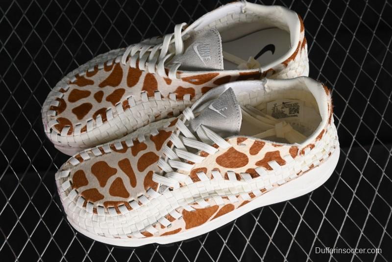 Nike Air Footscape Woven Asymmetrical Weave Slip-Resistant Low-Top Lifestyle Casual Shoes - FB1959-100