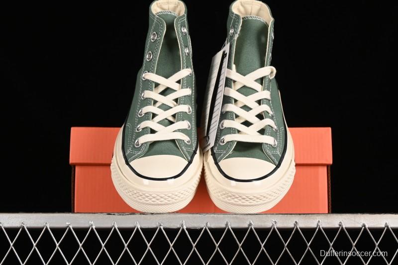 Converse Chuck 1970s High Top Casual Canvas Sneakers in Pine Green - A06521C