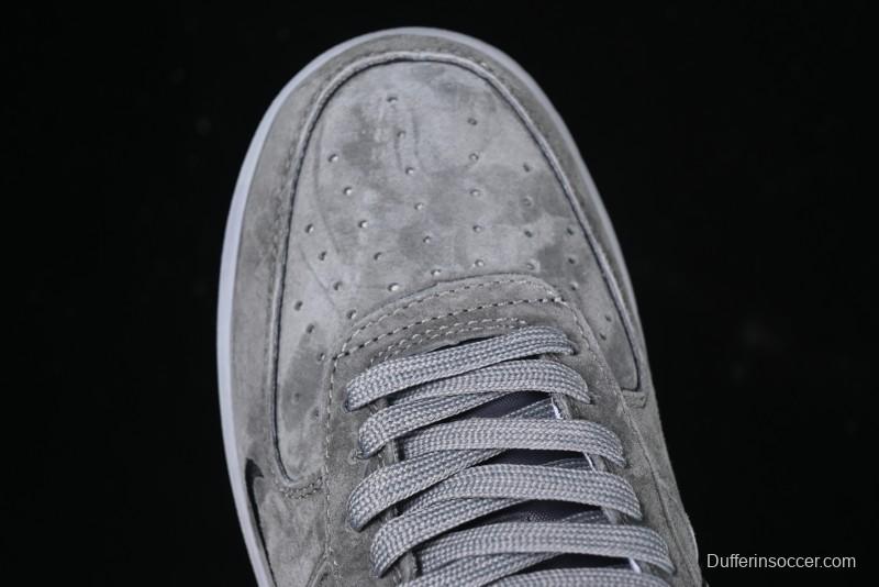 Nike Air Force 1 '07 Low UN Collaboration - Shadow Grey Pigskin Sneakers DF0188-018