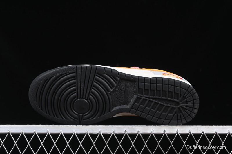 Nike SB Dunk Low The North Face Year of the Snake Collaboration Yellow Swoosh Anniversary Custom Low-Top Casual Skate Shoes - DJ2024-079