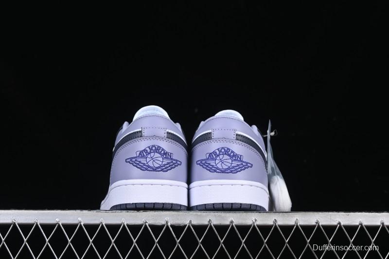 Nike Air Jordan 1 Low AJ1 Haze Purple Casual Lifestyle Sneakers - 553558-145