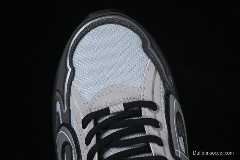 Dior B30 Sneakers with Reflective CD30 Logo and Lightweight Rubber Sole - CD30