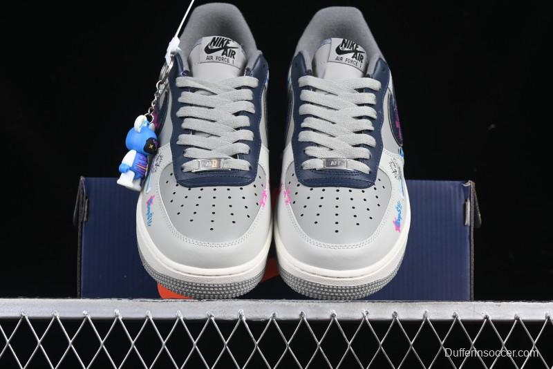 Nike Air Force 1 '07 Low "Jinkesi" League of Legends Series Jinx Custom Low-Top Casual Sneakers for Autumn Winter - XL2321-222