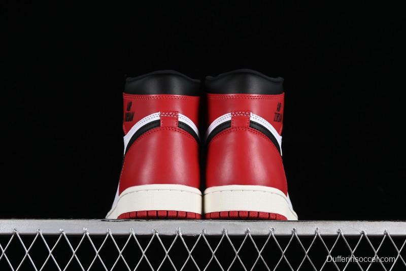 Nike Air Jordan 1 High OG "Black Toe Reimagined" Retro Basketball Shoes - DZ5485-106