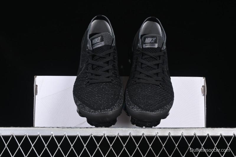 Nike Vapormax Flyknit Breathable Casual Running Shoes with Full-Length Air Cushion - 849558-007