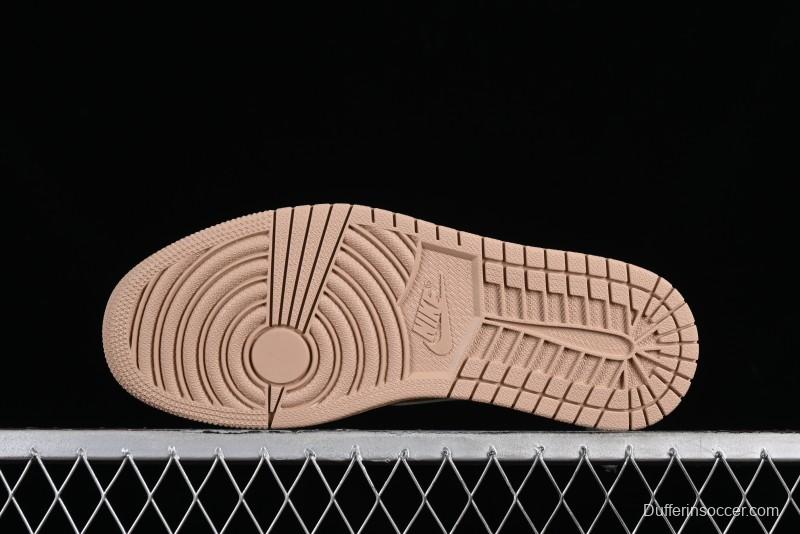 Nike Travis Scott x Air Jordan 1 Low OG AJ1 Reverse Swoosh Sneakers - DM7866-106