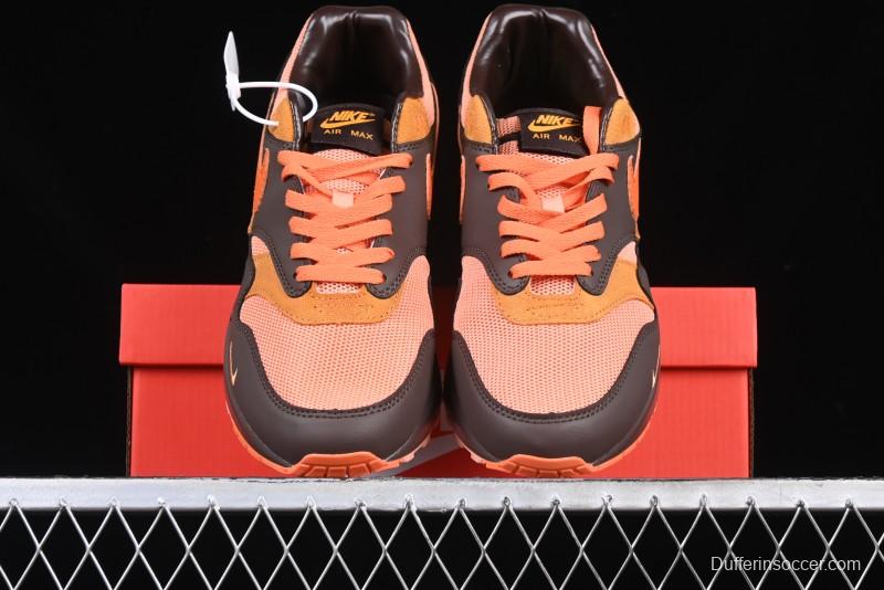 Nike Air Max 1 Retro Running Shoes with Half-Sole Air Cushion - HF7346-200