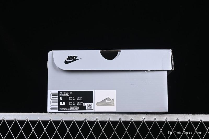 Nike Air Force 1 '07 Low Casual Sneakers with Black Splatter Design - ZH0316-046