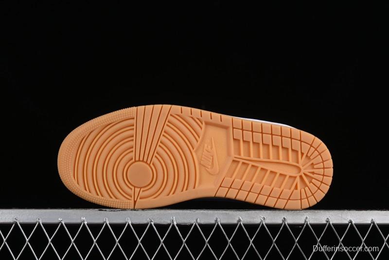 Nike Travis Scott x Air Jordan 1 Low OG Retro Sneakers with Reverse Swoosh - DZ4137-700