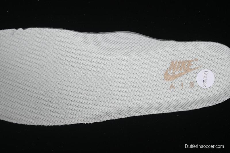 Nike Air Force 1 '07 Low QR Code Metallic Gold Star Sneakers Low-Top Casual Shoes - CU1836-965