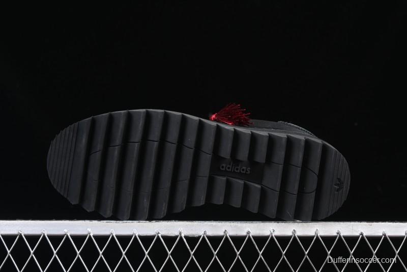 Adidas Superstar JR5114 Clot Collaboration Shell Toe Skate Shoes with Perforated Leather Upper - JR5114