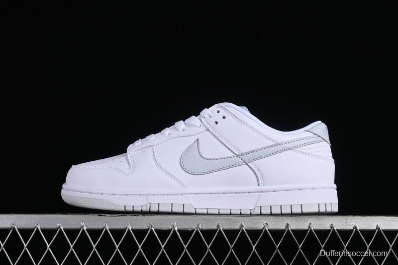 Nike SB Dunk Low All-White Low-Top Casual Skate Shoes - DV0831-101