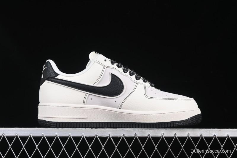 Nike Air Force 1'07 Low The North Face Collaboration Beige Black Red Label Casual Sneakers - BB7518-010