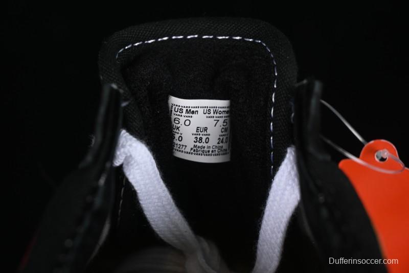 Vans Old Skool Flame Red Low-Top Casual Skate Shoes - VN000CQDBA5