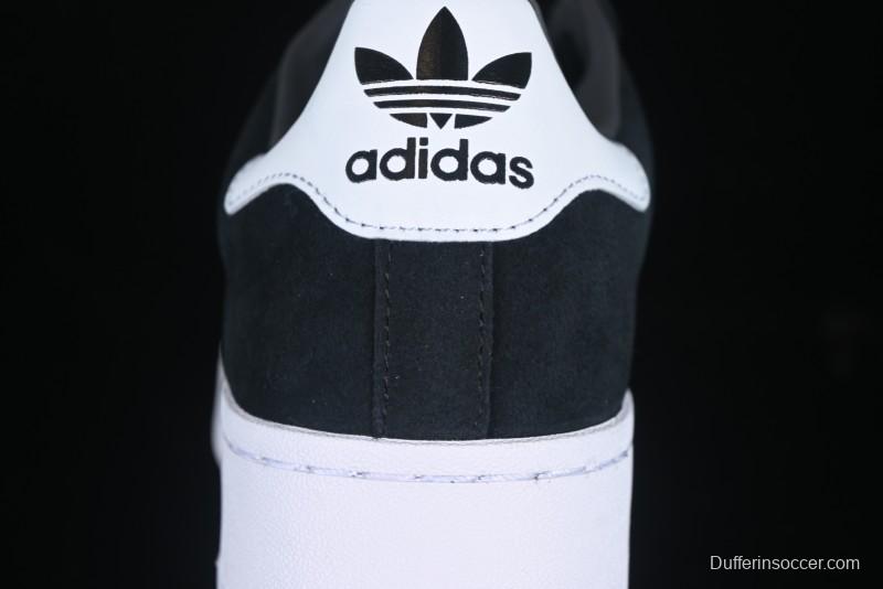 Adidas Originals Superstar XLG Casual Sneakers with Gold Logo Shell Toe and Thick Sole - ID4657