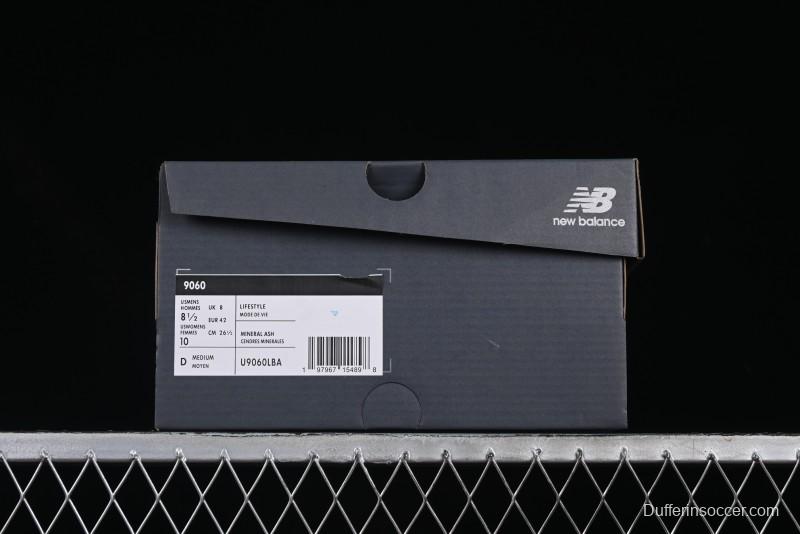 New Balance NB9060 Series Retro Casual Running Shoes with ABZORB Cushioning - U9060LBA