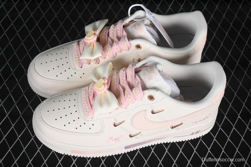 Nike Air Force 1 '07 Low Heart Bow Low-Top Casual Sneakers - FC1122-333
