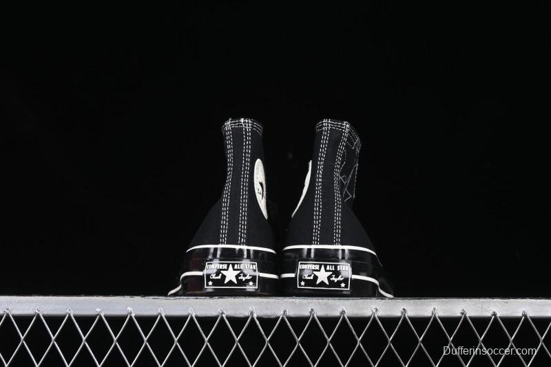 Converse Chuck 1970s High Top Canvas Sneakers with Star Stitch Design - A15743C