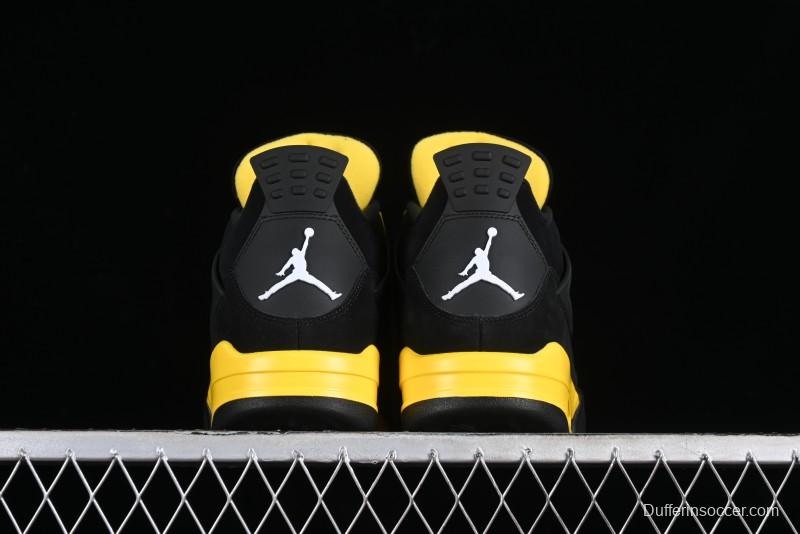 Nike Air Jordan 4 Retro Basketball Shoes Thunder - DH6927-017