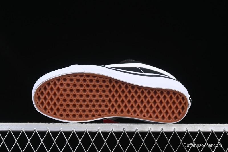 Vans HommeGirls x Vans Sk8-Mid Fashion Casual Mid-Top Canvas Sneakers with Bold Side Stripes - VN000NBNCJK