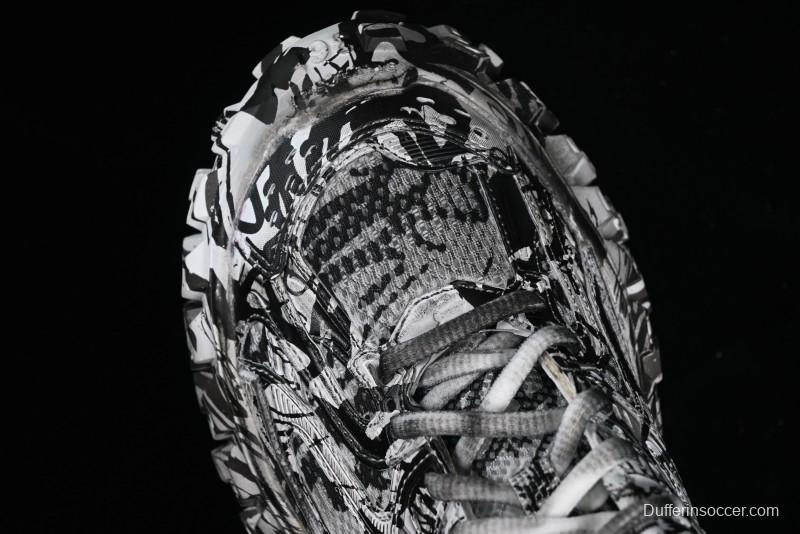 Balenciaga Defender Rubber Platform Sneakers Low-Top Tank Tread Tire Design Outdoor Casual Sports Running Shoes - W2RG19010