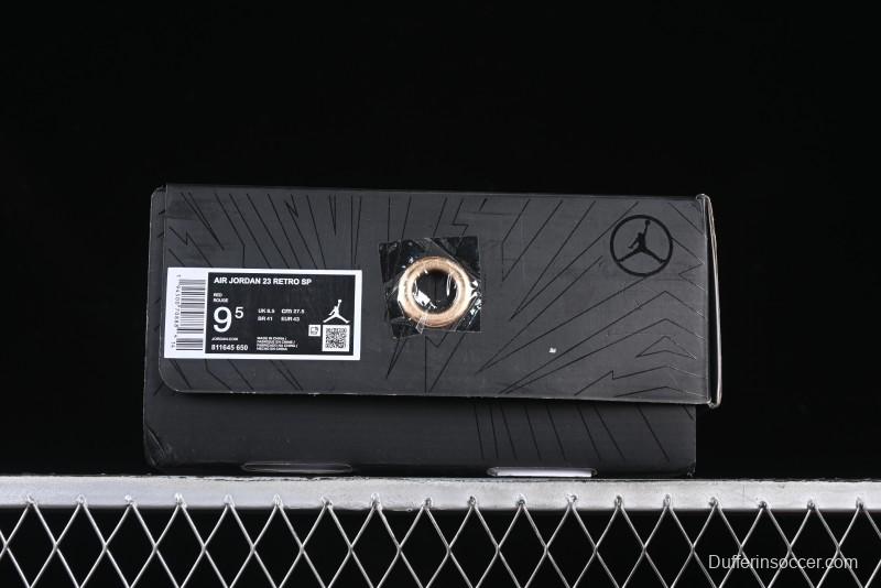 Nike Air Jordan 23 AJ23 Mid Retro Casual Sneakers Basketball Shoes with Visible Air Cushion - 811645-650