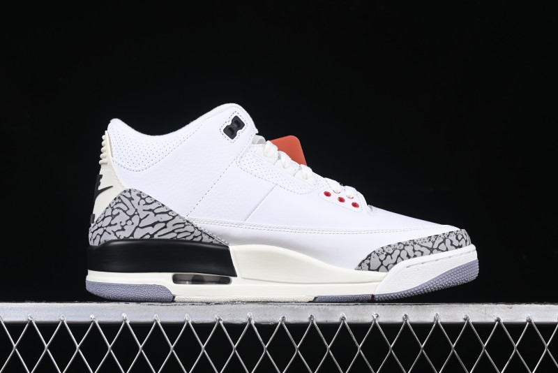 Nike Air Jordan 3 Retro White Cement Reimagined Basketball Shoes - DN3707-100