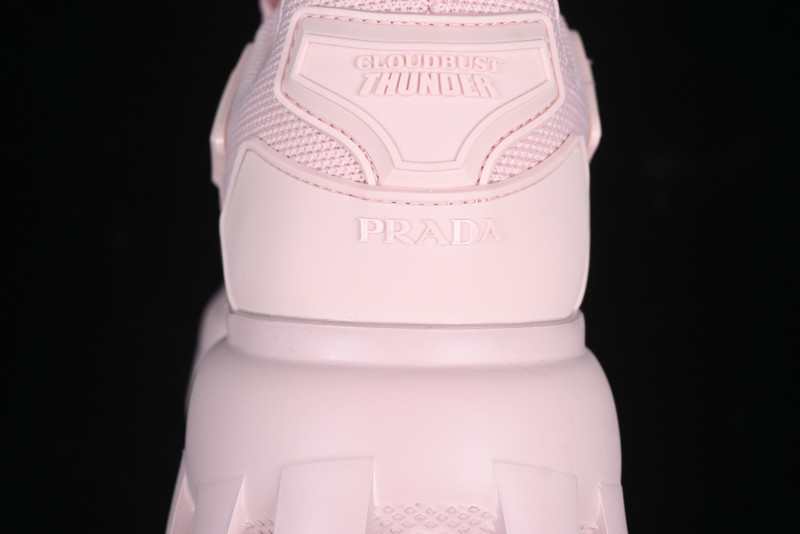 Prada Cloudbust Air Thunder Lifestyle Low-Top Sneakers with Anti-Slip and Wear-Resistant Design - 1E819L