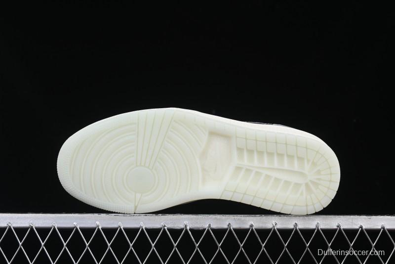 Nike Air Jordan 1 Low OG Retro Basketball Shoes Snake Year Limited Edition Silver Snake - HF3144-100