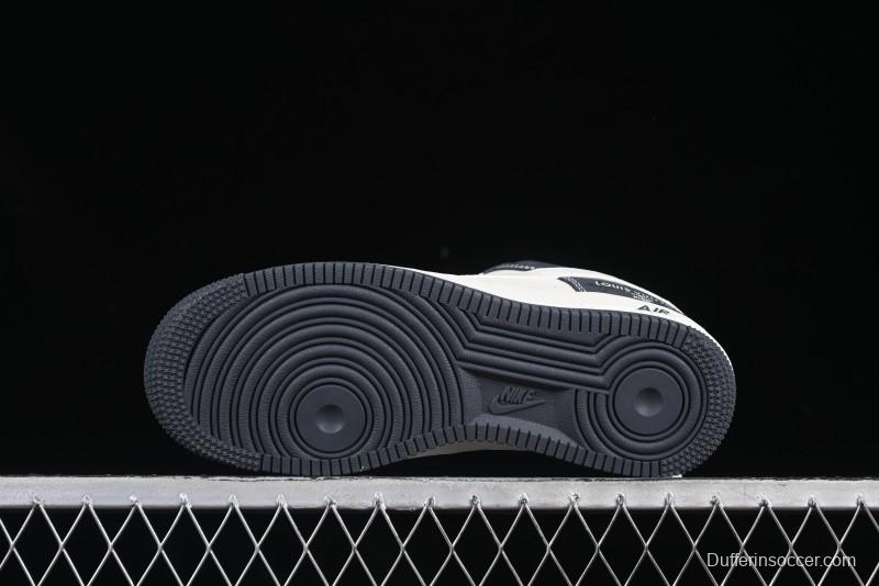 Nike Air Force 1 '07 Low LV Collaboration Beige Print Casual Sneakers - CS5288-002