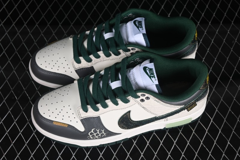 Nike Dunk Low Year of the Dragon Anniversary Premium Custom Low-Top Casual Sneakers - DV0833-111