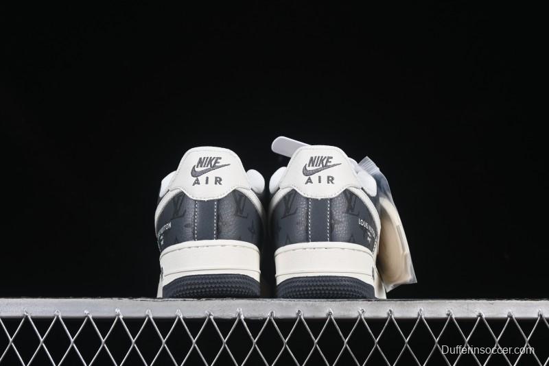 Nike Air Force 1 '07 Low LV Collaboration Beige Print Casual Sneakers - CS5288-002