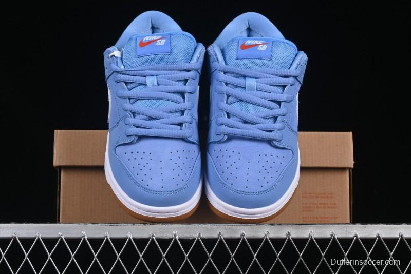 Nike SB Dunk Low Pro ISO University Blue Low-Top Skate Shoes - FJ1674-401