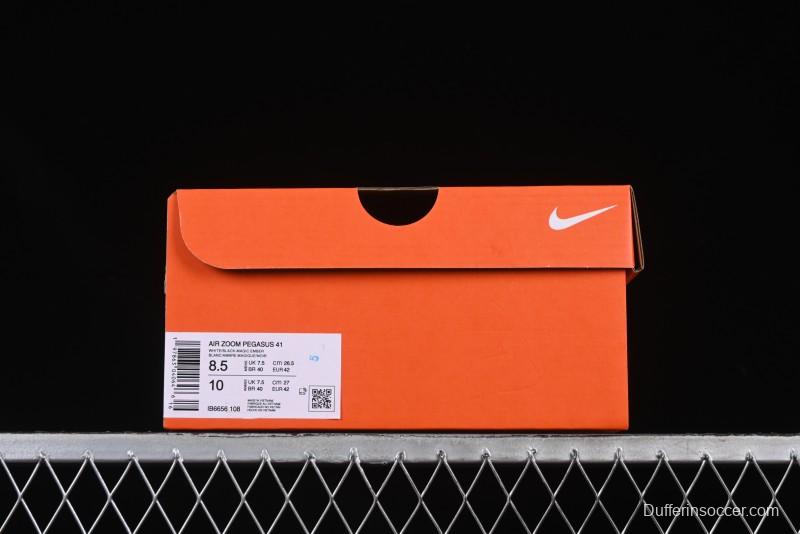 Nike Air Zoom Running Shoes - White/Coral Gradient