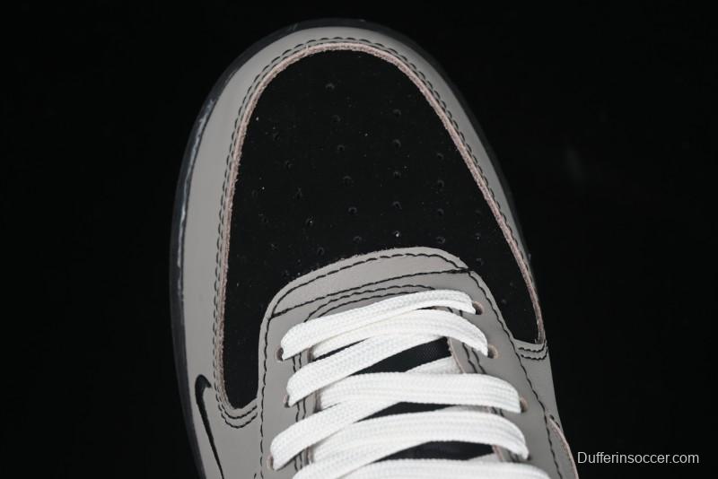 Nike Air Force 1 '07 Low UN Retro Gray Casual Sneakers with Full-Length Air Cushion - KK1988-064