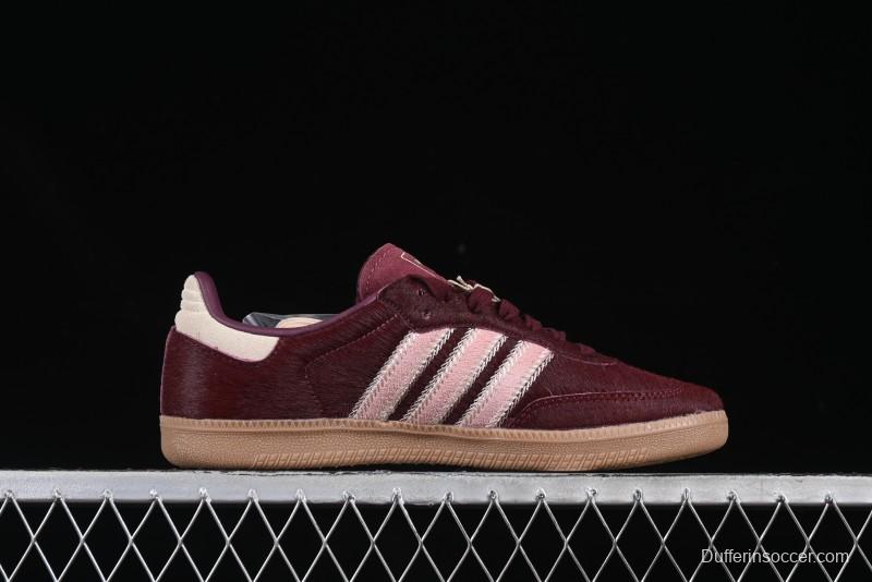 Adidas Samba OG Casual Sneakers with Classic Trefoil Logo - JP5330